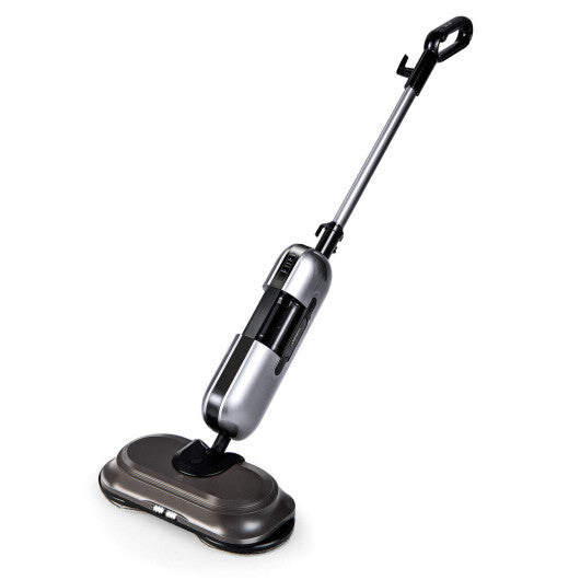 1100W Handheld Detachable Steam Mop with LED Headlights - Color: Gray