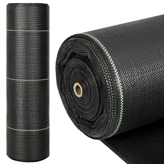 6.5 x 330/4 x 250/6 x 300 Feet Weed Barrier Landscape Fabric-6 ft - Color: Black - Size: 6 ft