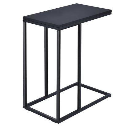 Coffee Tray Sofa Side End Table - Color: Black