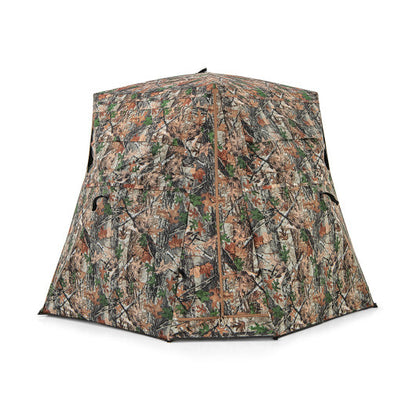 360? One Way See Through Ground Hunting Blind for Deer and Turkey Hunting - Color: Camouflage