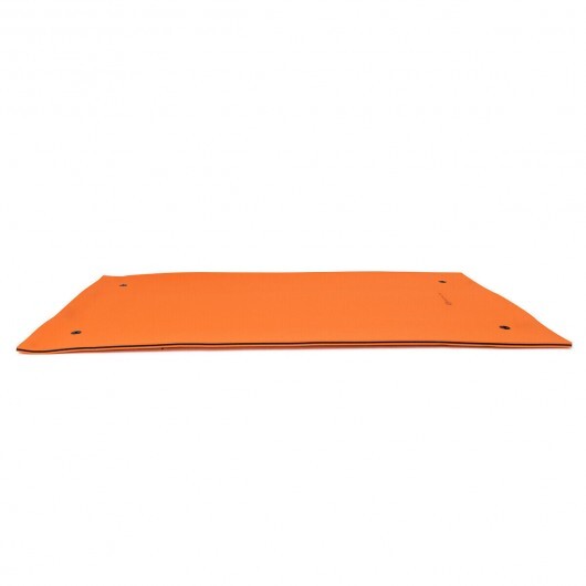 3 Layer Water Floating Pad for Recreation/Relaxing - Color: Orange