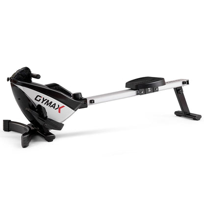 Adjustable Oxygen Resistance of Folding Magnetic Rowing - Color: Black & Gray