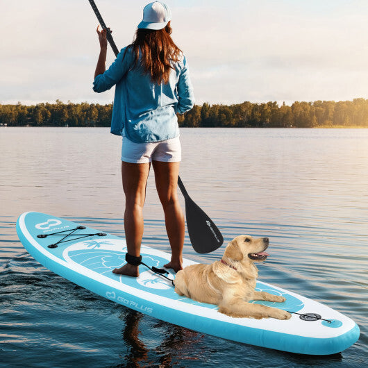 10/11 Feet Inflatable Stand Up Paddle Board with Premium SUP Accessories-L - Size: L