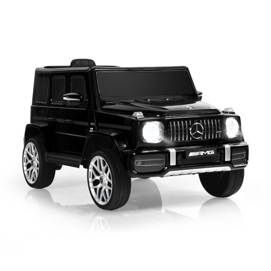 12V Mercedes-Benz G63 Licensed Kids Ride On Car with Remote Control-Black - Color: Black