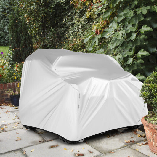 (Only Cover) Kids Car Cover for Power Ride-On Toy Car with Storage Bag - Color: Silver