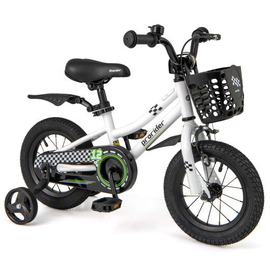 12 Inch Kids Bike Children Bicycle with Training Wheels for 3-4 Years Old-Navy - Color: Navy - Size: 12 inches