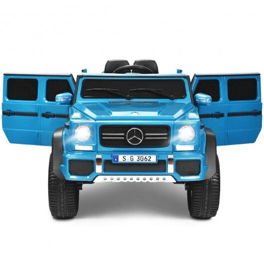 12V Licensed Mercedes-Benz Kids Ride On Car-Navy - Color: Navy