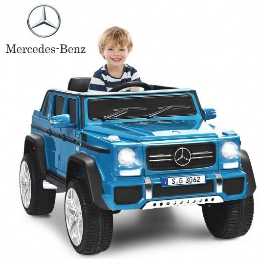 12V Licensed Mercedes-Benz Kids Ride On Car-Navy - Color: Navy