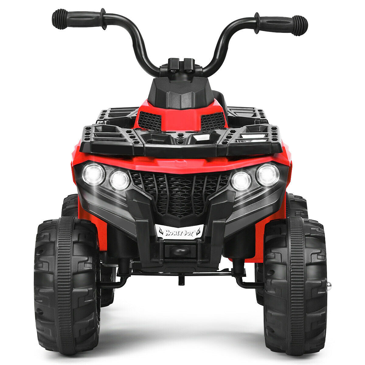 6V Battery Powered Kids Electric Ride on ATV-Red - Color: Red